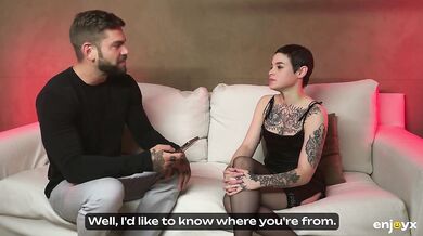 Saba Lapiedra's First Time Double Penetration Experience