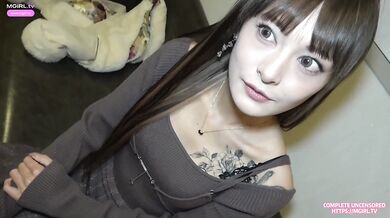 Mgirl.TV-Tattooed Asian MILF Sucks and Swallows a Hot Load