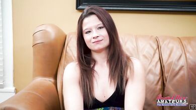 Brunette Coed Claire Gets An Anal Trick And Tasty Cum Treat!