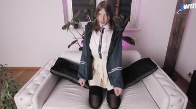 CHIAKI NANAMI COSPLAY SOLO PUSSY PLAY 4K