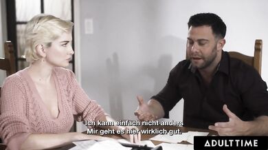 ADULT TIME - Skye Blue Fucks Her Bestie's Cheating Fiancee To Cure His Cold Feet! GERMAN SUBTITLES