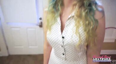Petite Blonde Chelsie R Gets Banged And Eats A Big Cum Shot!