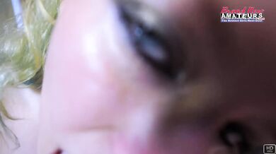 Petite Blonde Chelsie R Gets Banged And Eats A Big Cum Shot!