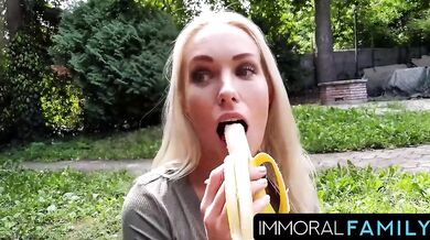 Stepbrother Matt Gets His First Fuck From Angelika!