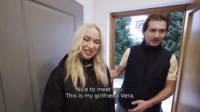SWAP4K. Rough sex with Veronica Leal and submissive Vera Jarw at swap wives kinky party