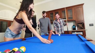 Strip Pool Turns into Losers Getting Fucked Hard & Rough - Bi MMMF - Lucy Mochi, Steve Rickz