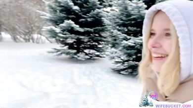 Amateur MILFs by Wifebucket - Our jolly, snowy and homey Winter Holidays sex video