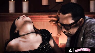 BURNING ANGEL - Naughty Jane Wilde Does Everything To Bring Her Man Back, Even Fuck A Priest