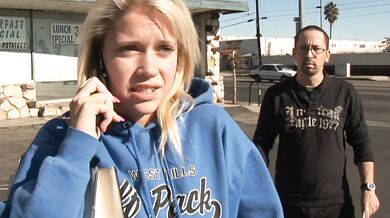Blonde Slut Kissy Gets Rammed By Two Big Dicks In Her Ass For A Threesome- Titopia