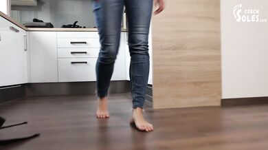 Megan's long toes and sexy feet compilation (czech feet, foot model, sexy soles, foot goddess, toes)