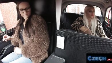 CZECH XXX - Two Czech Lesbians with Great Tits and a GLASS DILDO