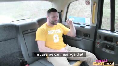 He made a complete MESS of my FACE - Female Fake Taxi