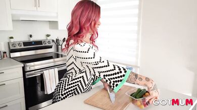 Got Mum - A Cute Milf is Nailed on the Kitchen Table