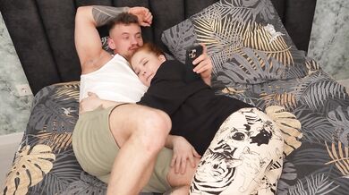 Step sister and step brother have fun while parents are away!