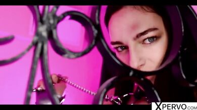 XPERVO - Leanne Lace Shaking from Orgasms in Latex