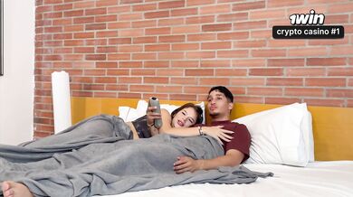 TRIO-My stepmom convinces me to share my boyfriend at bed for one day