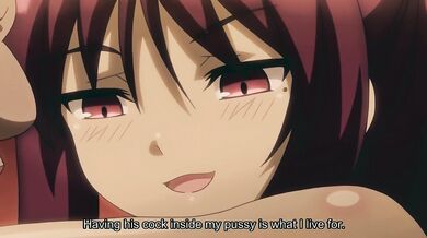 Red Haired Beauty Makes Paizuri to Big Cock With Her Huge Melons | Hentai