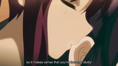 Red Haired Beauty Makes Paizuri to Big Cock With Her Huge Melons | Hentai