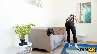 RIM4K. Two babes lick roommates asshole and spread their legs in a 3some