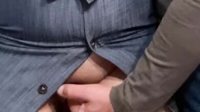 Touching Shaved Pussy Under Dress In The Subway