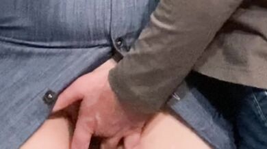 Touching Shaved Pussy Under Dress In The Subway