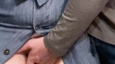 Touching Shaved Pussy Under Dress In The Subway