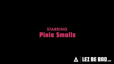 LEZ BE BAD - Rival Cheerleaders Coco Lovelock & Pixie Smalls Fake Feud Leads To Rough Sex In Class