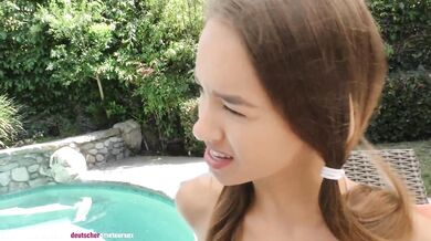 Deutscher Amateur Sex-Passionate Teen Charity Crawford Fucks Pool Guy