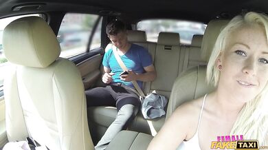 Pretty Blonde Taxi Driver has Pussy Slammed - CZECH XXX
