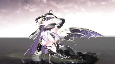 Nude Elf VTuber Strip Dance Wa Da Da | MMD