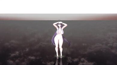 Nude Elf VTuber Strip Dance Wa Da Da | MMD