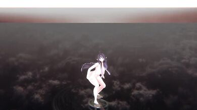 Nude Elf VTuber Strip Dance Wa Da Da | MMD