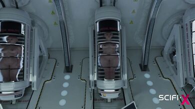 Sci-Fi Lab Secrets – 18yo beauty Akari rides in reverse cowgirl, takes doggystyle & blowjob