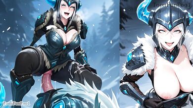 Big Tits Sejuani hentai from League Of Legends hentai by ToonFunPool