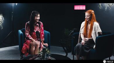 Lesbian Redhead Freezes Time And Makes Asian Babe Her Sex Slave - Lezdom Hardcore Sex