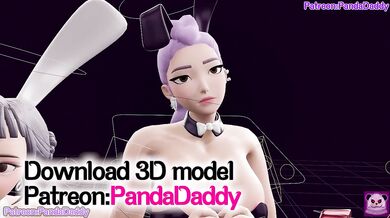 League Of Legends bunny suit hentai - big tits Lux Bunny Suit Blow Job for her boss hentai by PandaDaddy