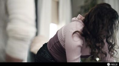 Step Daddy Freezes Stepdaughter And Fucks Her To Multiple Orgasms
