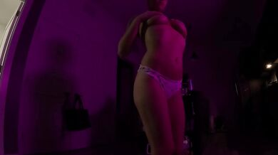 Nurse gets naked after her shift