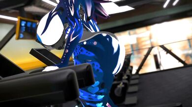 Lewd Furry MILF Expands Ass and Tits at the Gym - Fansly Preview - VRChat ERP