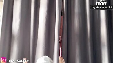 Raw Morning Foot Worship: Licked Her Pussy Deep & Filled Tight Hole with Hot Creampie!