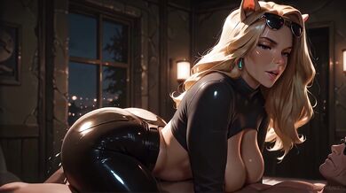 In The Tunnel: Cat Woman MILF Gets Her Huge Ass Filled - ATKINS HEAVEN - [AI]