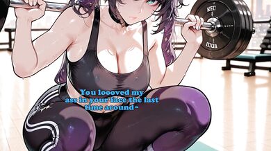 Mona makes you worship her sweaty socks and feet after her workout [Feet,Breathplay,Femdom,Edging] - HENTAI JOI - Genshin