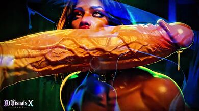 Big Boobs And Ass Ebony Goddesses - White Cock Worship: Dark ASMR & Extreme Contrast (4K AI Animated Porn)