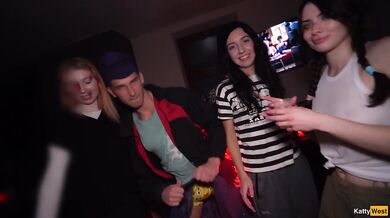 Wild Orgy at Sex Party - Students Fuck and Get Orgasms