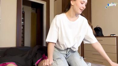 Cum on his friend's girlfriend