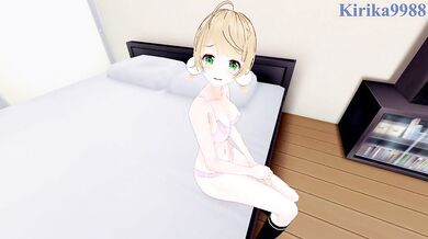 Shigure Ui and I have intense sex in the bedroom. - VTuber POV Hentai