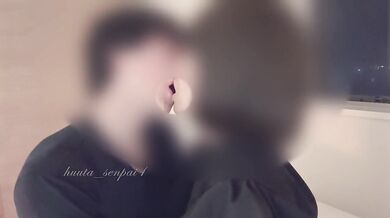 After giving her a sweet kiss, he made her climax and came inside her repeatedly!