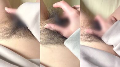 I come with my fingersRealistic masturbation of hairy Japanese amateursSubjective video [Selfy].