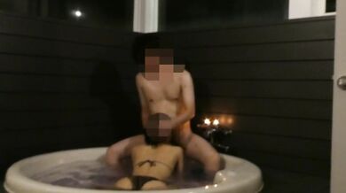 Inviting Japanese big tits swimsuit gals to the summer pool for swimsuit sex and blowjobs　homemade