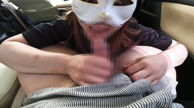 A married woman who has car sex before ballet practice and gets a lot of ejaculation on her hands